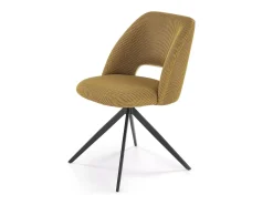 Silla giratoria de acero 52 x 79 cm