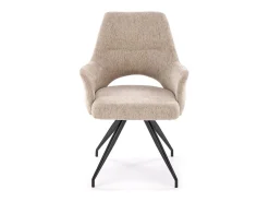 Silla giratoria de acero 58 x 88 cm