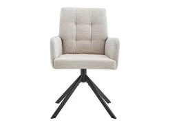 Silla giratoria de tela colección PLUMO color beige