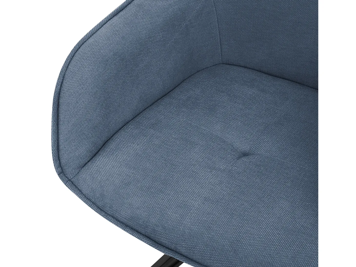Silla giratoria Silla de comedor Sillón Giratorio 360 grados Silla de salón Azul