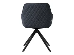 Silla giratoria Silla de comedor Sillón Giratorio 360 grados Silla de salón Negr