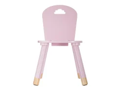 Silla infantil madera rosa 50.5x27.8x28cm
