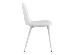 Silla ''JASMON'' Cojín PU Blanco, dimensiones H81 x L51 x P44, ideal para tu cocina o comedor.