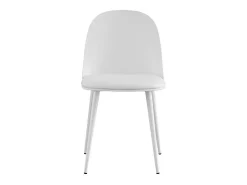 Silla ''JASMON'' Cojín PU Blanco, dimensiones H81 x L51 x P44, ideal para tu cocina o comedor.