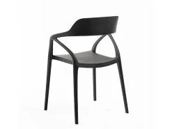 Silla Kinzo de polipropileno para interior y exterior-Color Blanco
