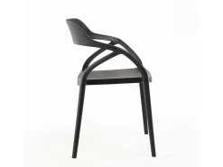 Silla Kinzo de polipropileno para interior y exterior-Color Blanco