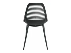 Silla Kyla de polipropileno y metal.-Color Verde almendra