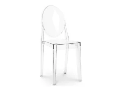 Silla Louiva gris transparente-Color Negro