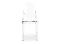 Silla Louiva gris transparente-Color Negro