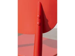 Silla madera haya maciza Rojo Llama SANDRO