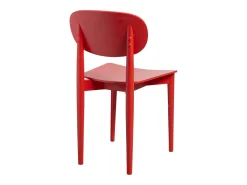 Silla madera haya maciza Rojo Llama SANDRO