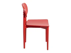Silla madera haya maciza Rojo Llama SANDRO