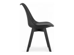 Silla MARK - negra / patas negras x 1