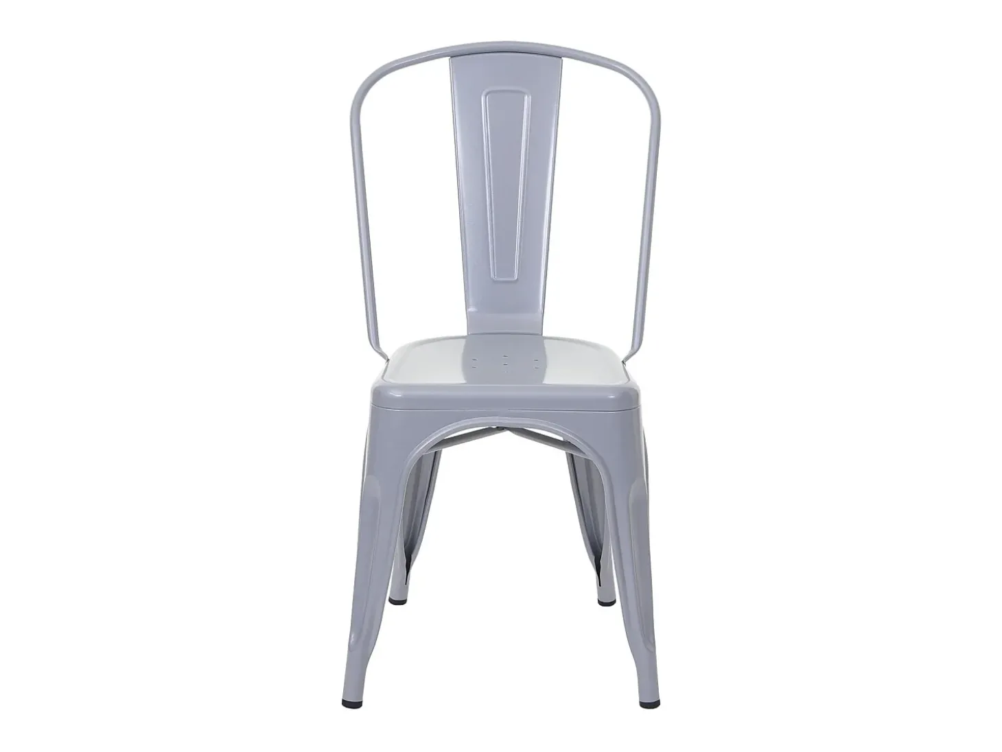 Silla MCW-A73 metal (juego de 4), gris