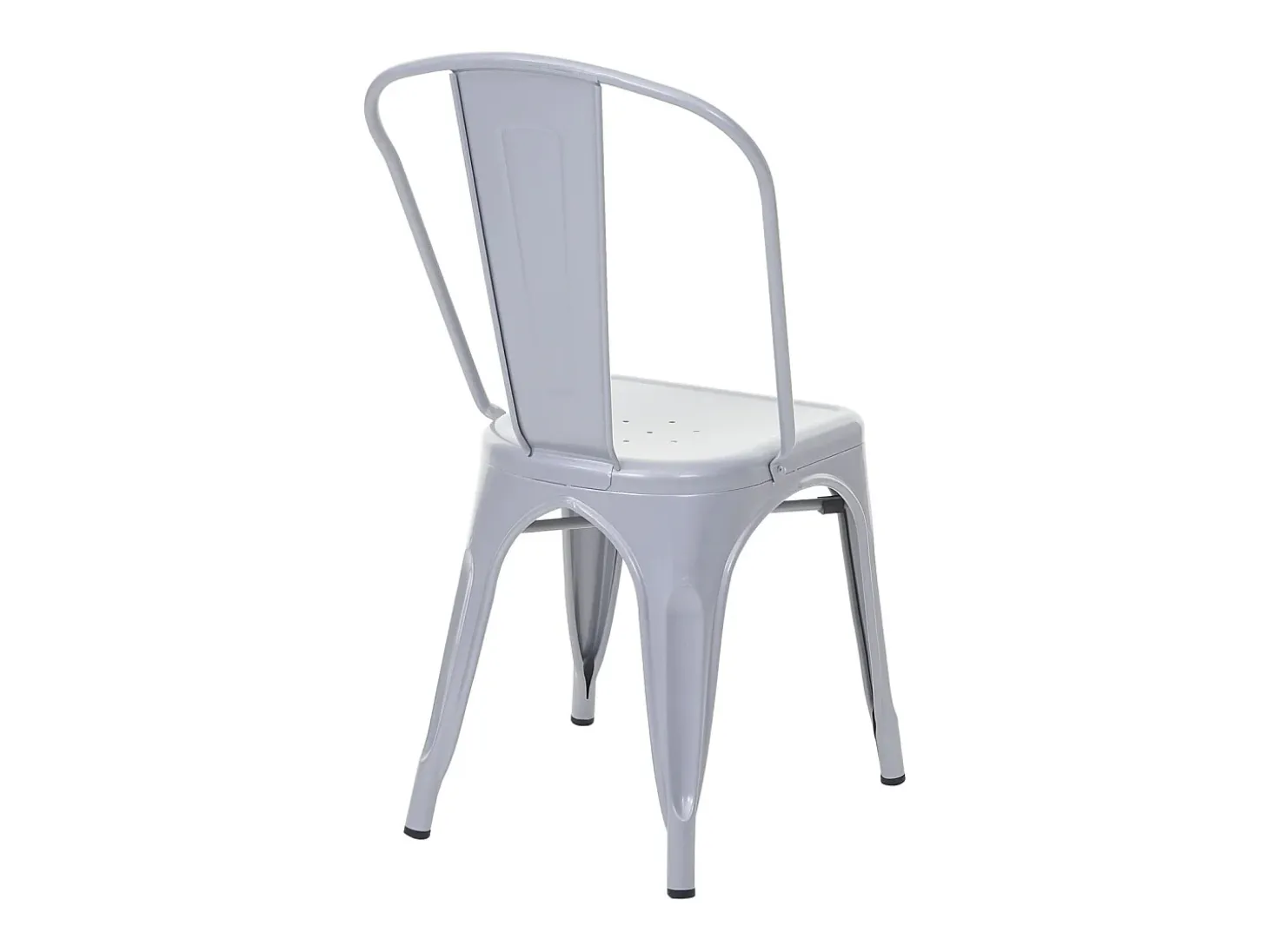 Silla MCW-A73 metal (juego de 4), gris