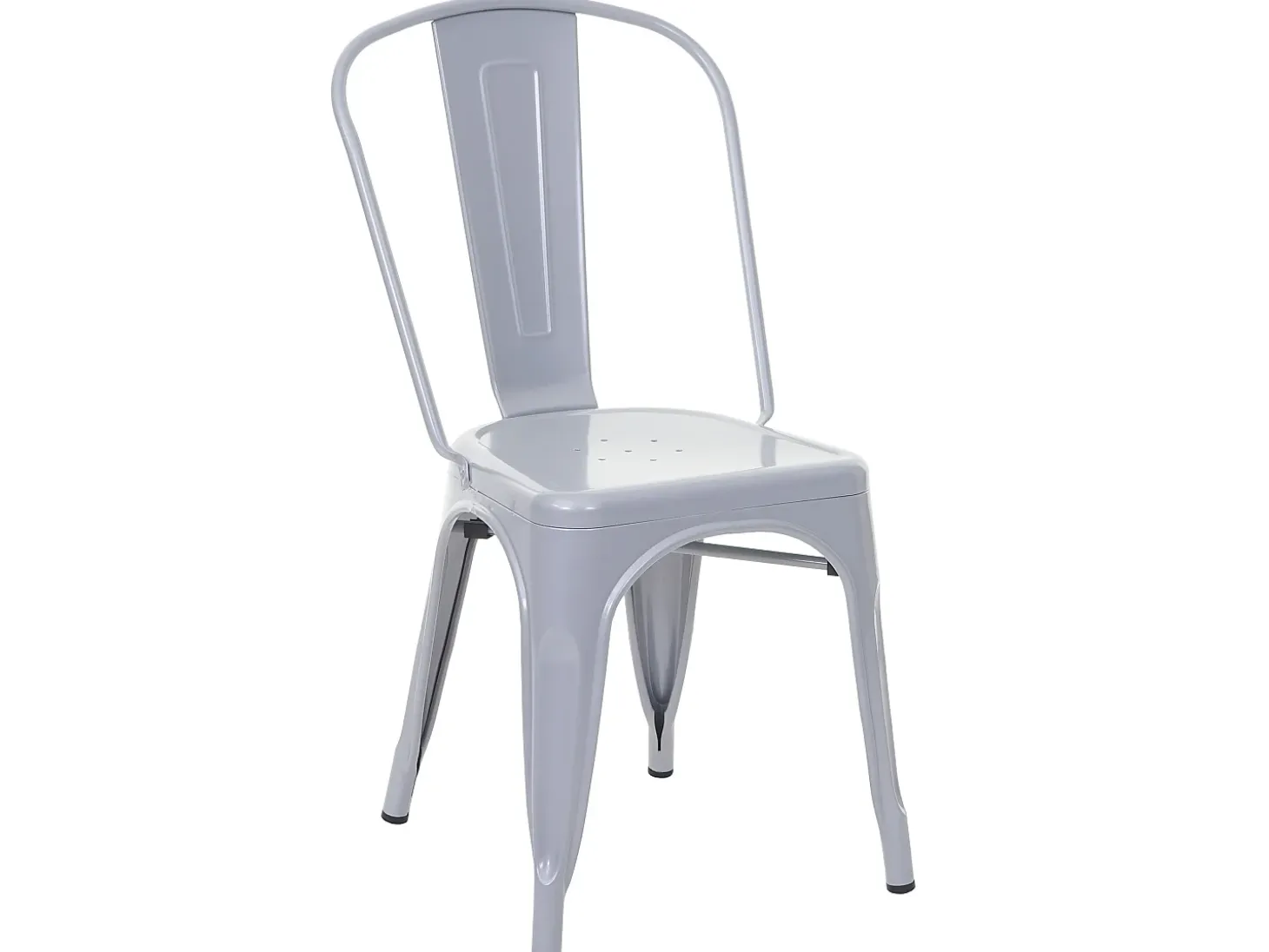 Silla metálica MCW-A73, gris