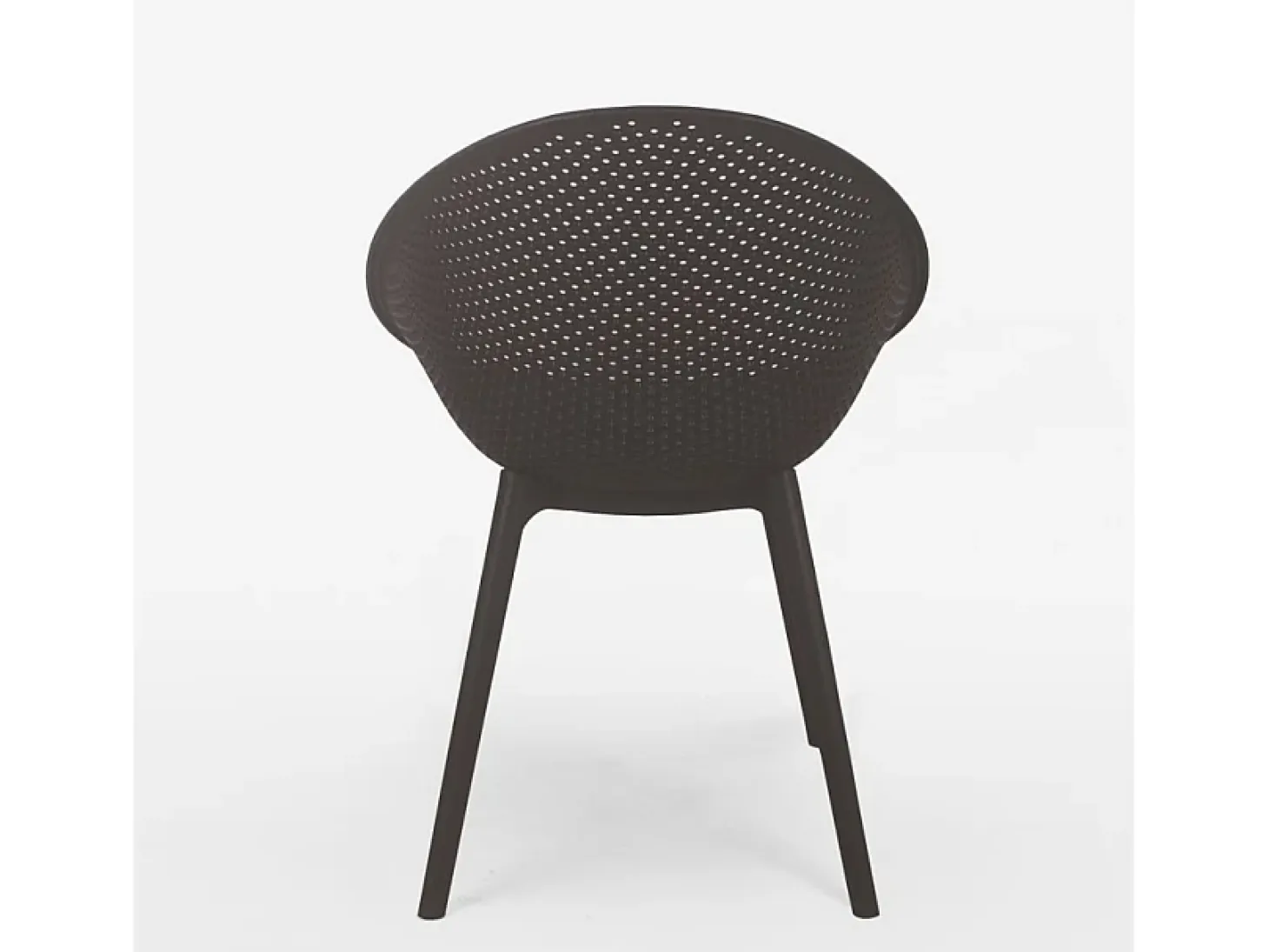 Silla moderna para bar al aire libre jardín cocina comedor Arielle - Gris Oscuro