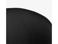 Silla moderna para comedor y cocina de diseño en tela Kadim - Negro