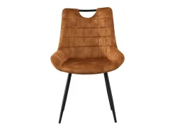 Silla 'NINO' Terciopelo Dorado, dimensiones H84 x L56 x P62.5, ideal para tu cocina o comedor.