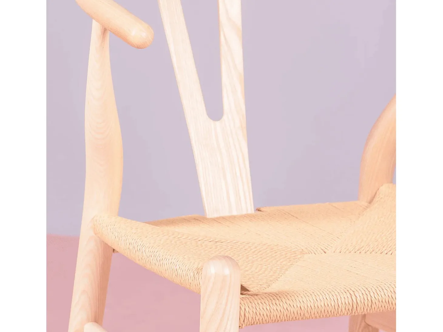 Silla nórdica en madera de fresno natural y cuerda ecológica - Wish - Fresno Natural