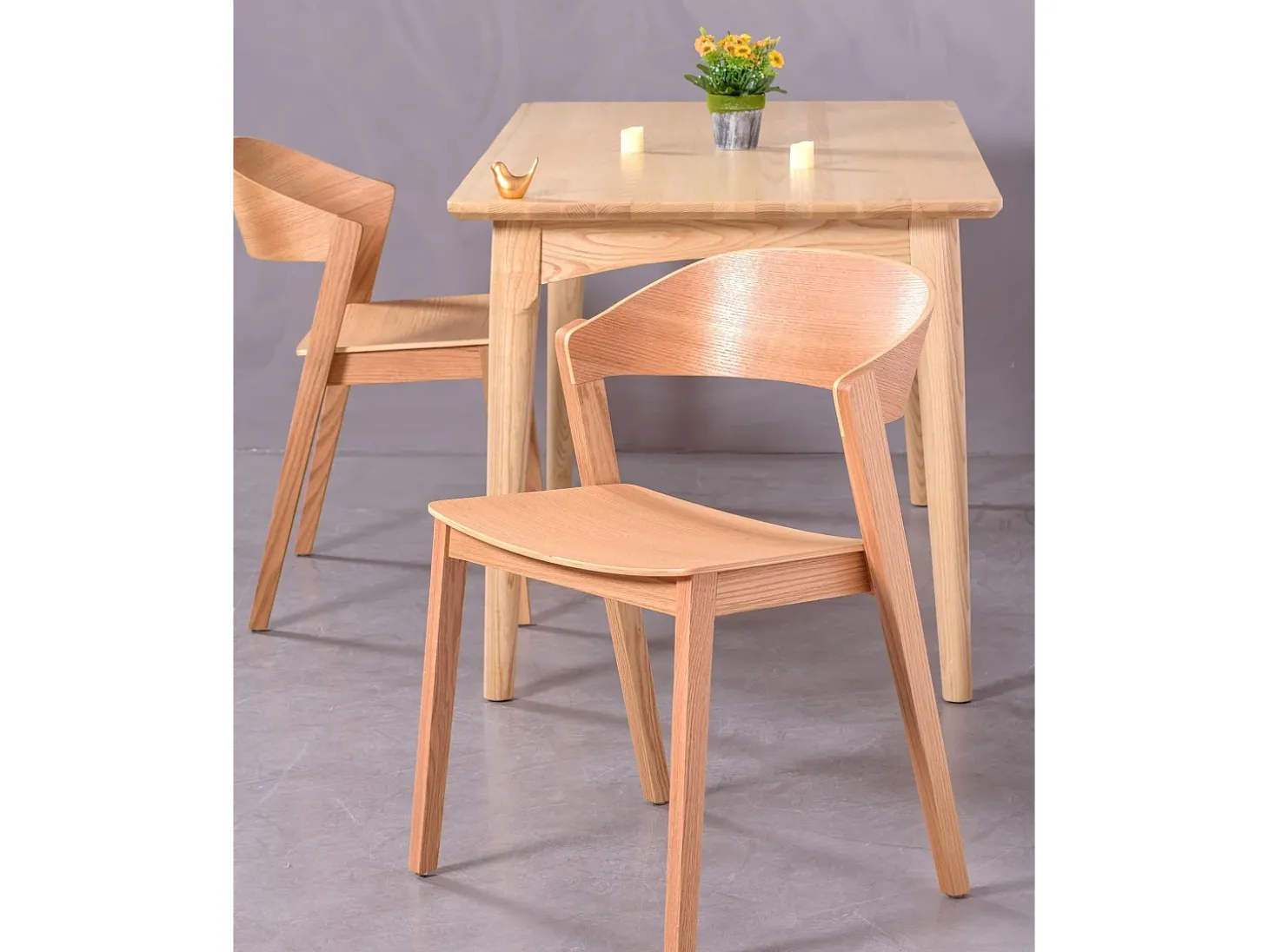 Silla nórdica en madera de roble natural - Soho - Roble