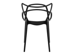 Silla original con reposabrazos Valentino.-Color Negro