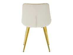 Silla París Crema/Dorada Conjunto 2 Piezas 51X59X79 Cm
