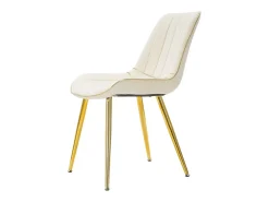 Silla París Crema/Dorada Conjunto 2 Piezas 51X59X79 Cm