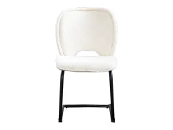 Silla tapizada - blanco crema Tejido - JONA