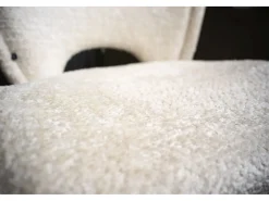 Silla tapizada - blanco crema Tejido - JONA