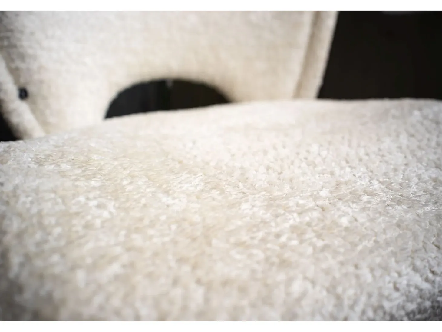 Silla tapizada - blanco crema Tejido - JONA