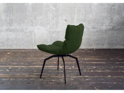 Silla tapizada - Verde Tejido - BARO