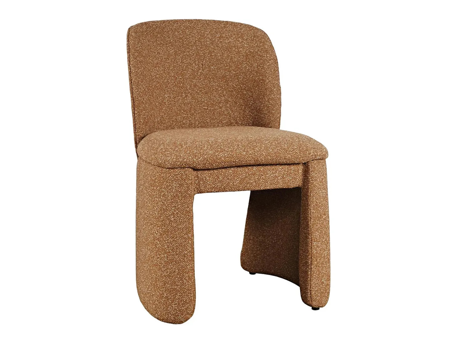Silla tapizada 54x83x60,5 cm naranja gris Leith LET78B