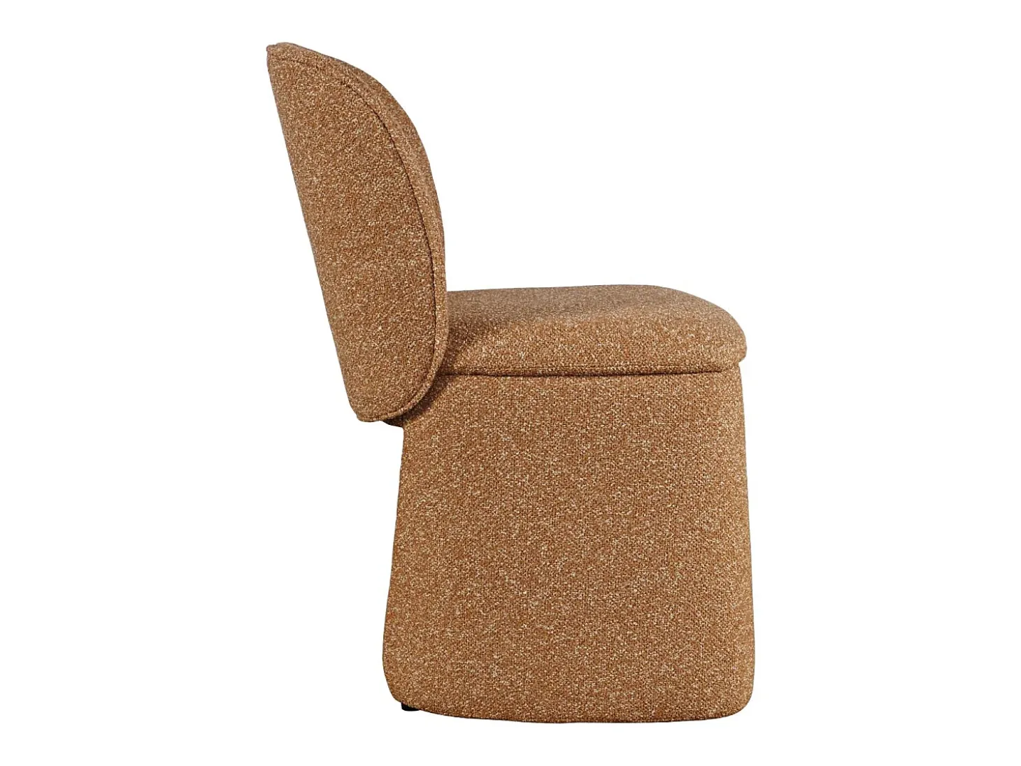 Silla tapizada 54x83x60,5 cm naranja gris Leith LET78B