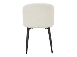 Silla TOLO Tela Bouclé Blanca, dimensiones H80 x L51 x P55, ideal para tu cocina o comedor.