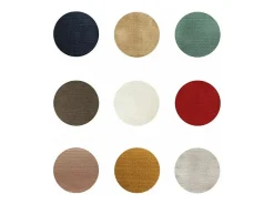 Silla Tulda en fibra de vidrio blanca - Cómoda y duradera-Color ribete verde crudo