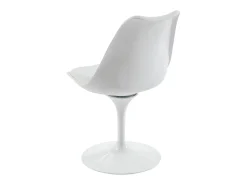 Silla Tulip - Polipropileno, tela y acero - Blanco - XAFY