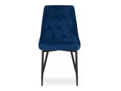 Silla Valora IMOLA, terciopelo azul marino, diseño moderno (x3)