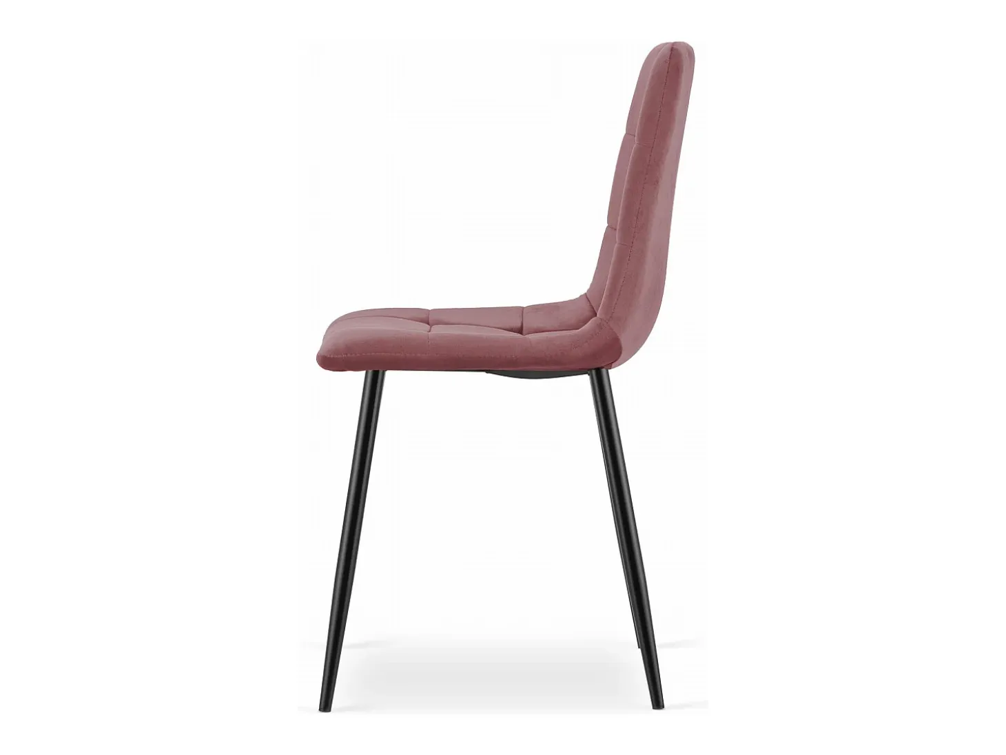 Silla Valora PYRA de terciopelo rosa, diseño moderno para sala de estar (x2)