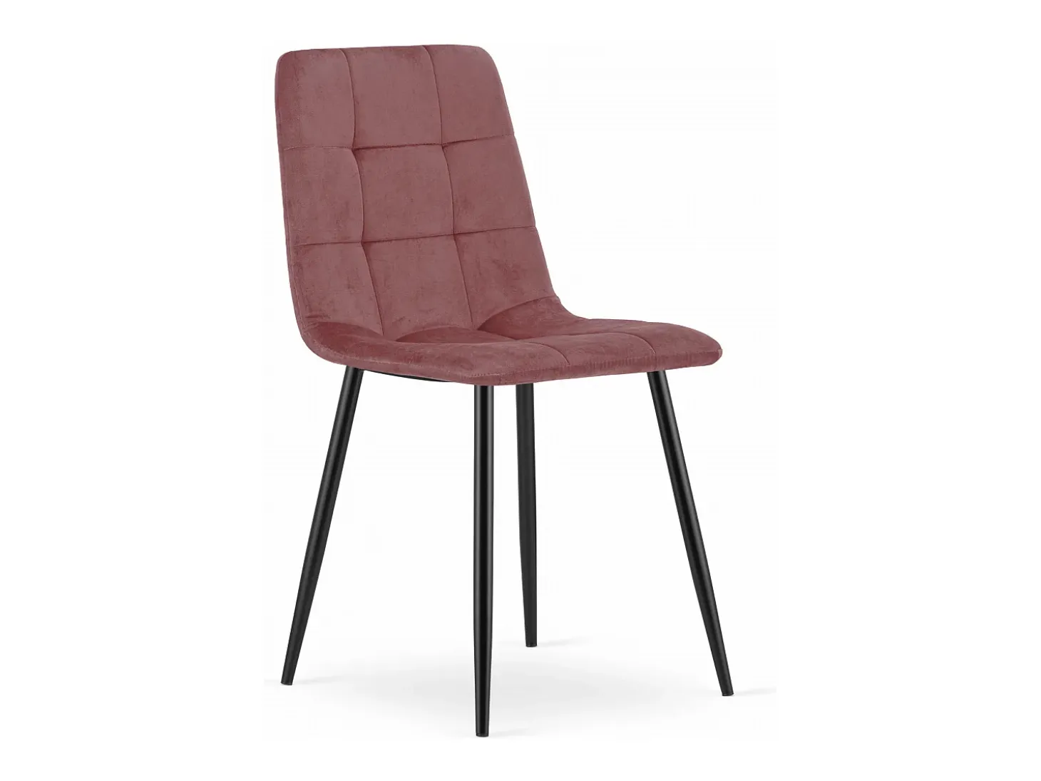 Silla Valora PYRA de terciopelo rosa, diseño moderno para sala de estar (x2)