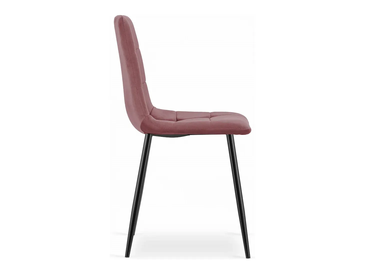 Silla Valora PYRA de terciopelo rosa, diseño moderno para sala de estar (x2)