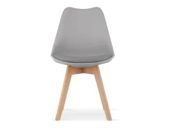 Silla Valora RIKX gris con patas de haya x1 | salón y comedor