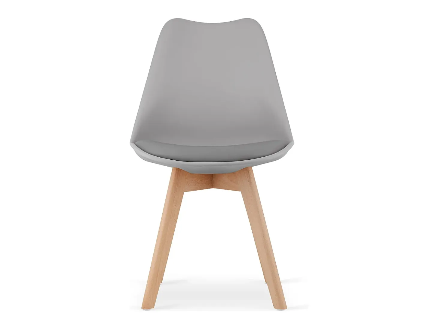 Silla Valora RIKX gris con patas de haya x1 | salón y comedor