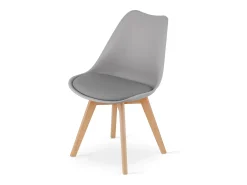 Silla Valora RIKX gris con patas de haya x1 | salón y comedor
