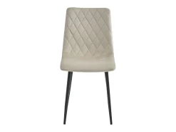 Silla Valora TURIN, terciopelo beige, diseño ergonómico (x3)