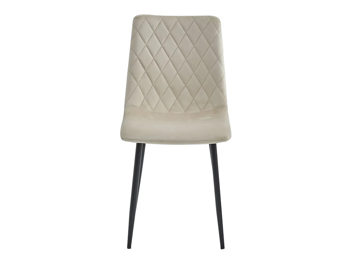 Silla Valora TURIN, terciopelo beige, diseño ergonómico (x3)