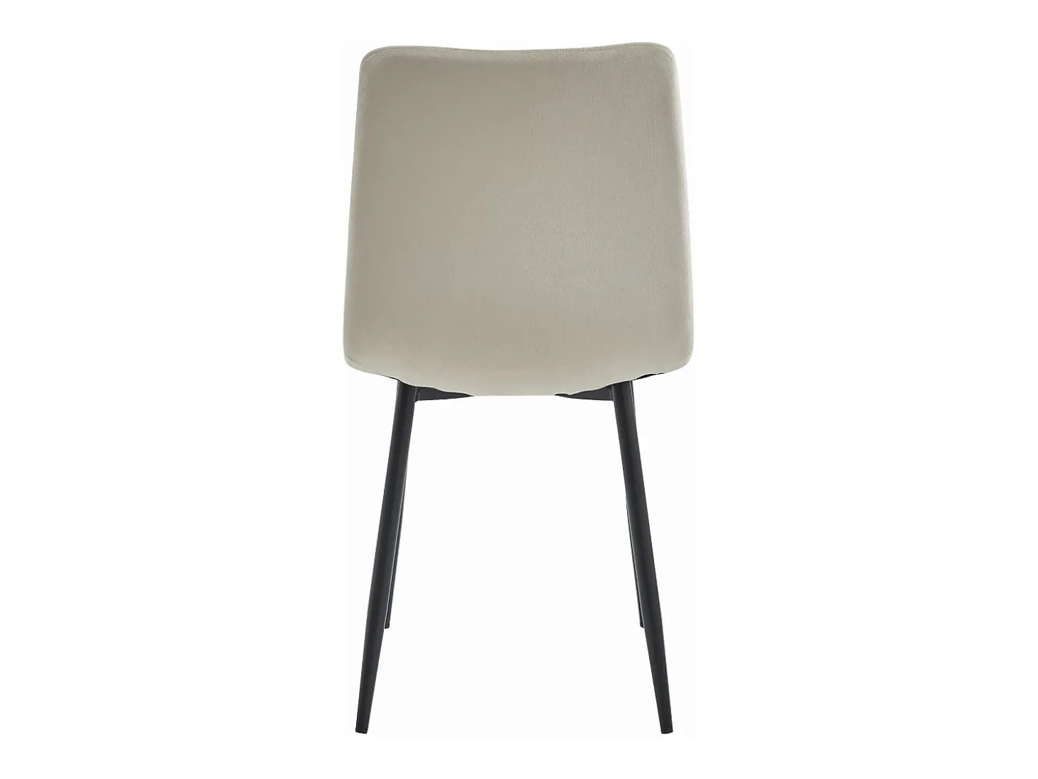 Silla Valora TURIN, terciopelo beige, diseño ergonómico (x3)