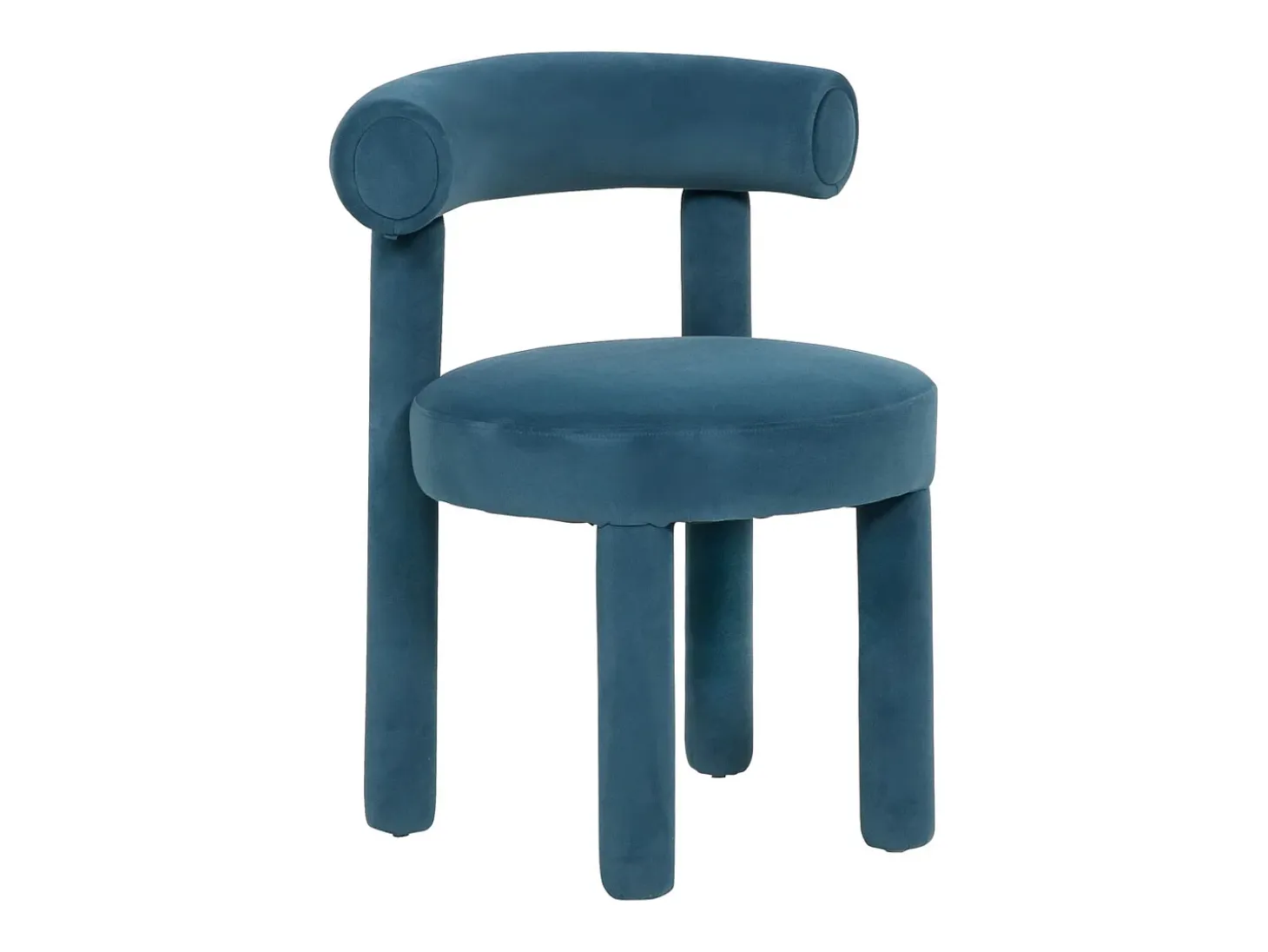Silla 62x80x58 cm azul Leith LET77B