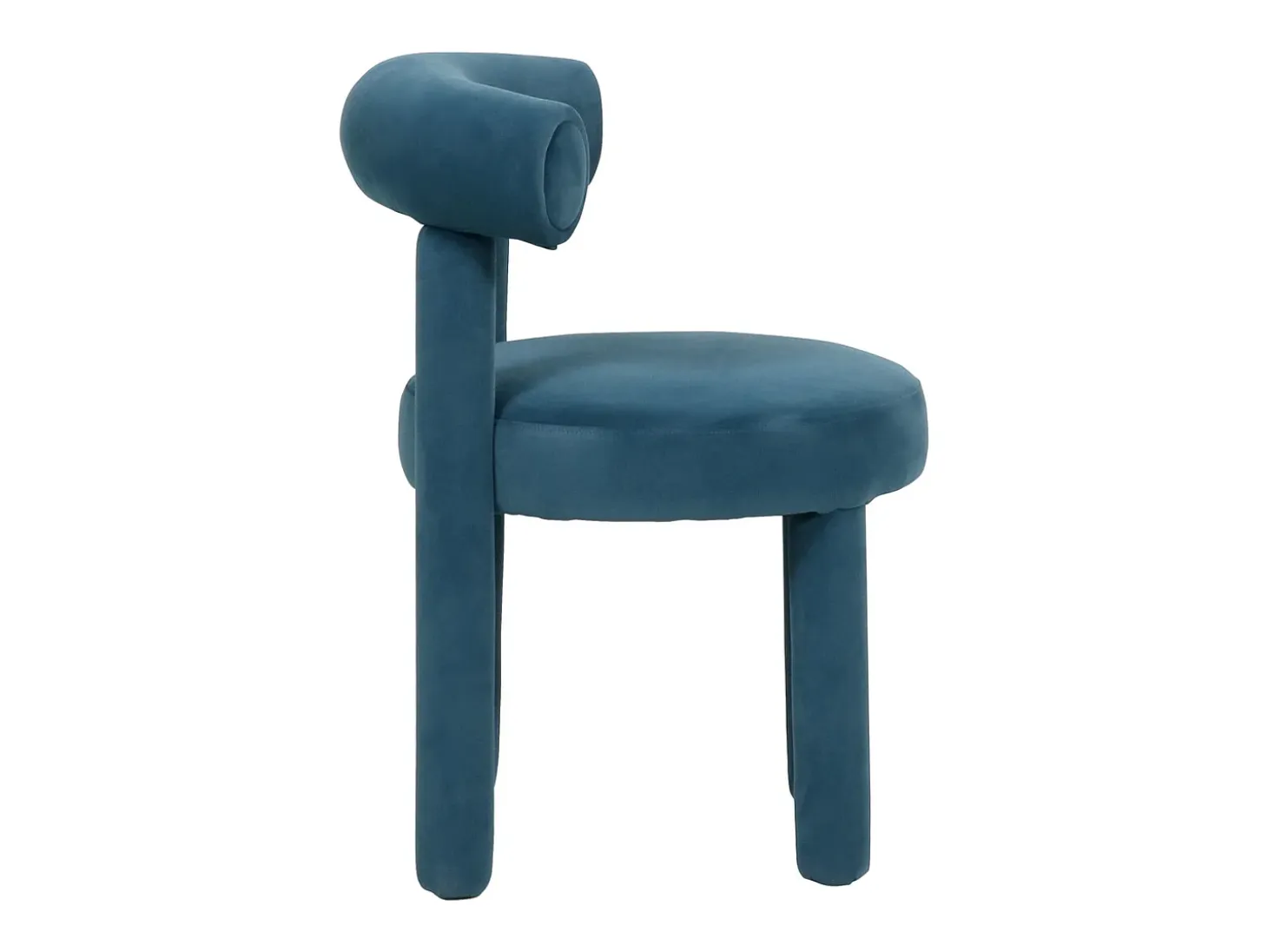 Silla 62x80x58 cm azul Leith LET77B