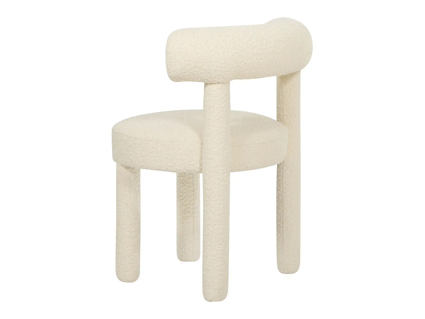 Silla 62x80x58 cm Crema Claro Leith LET77L